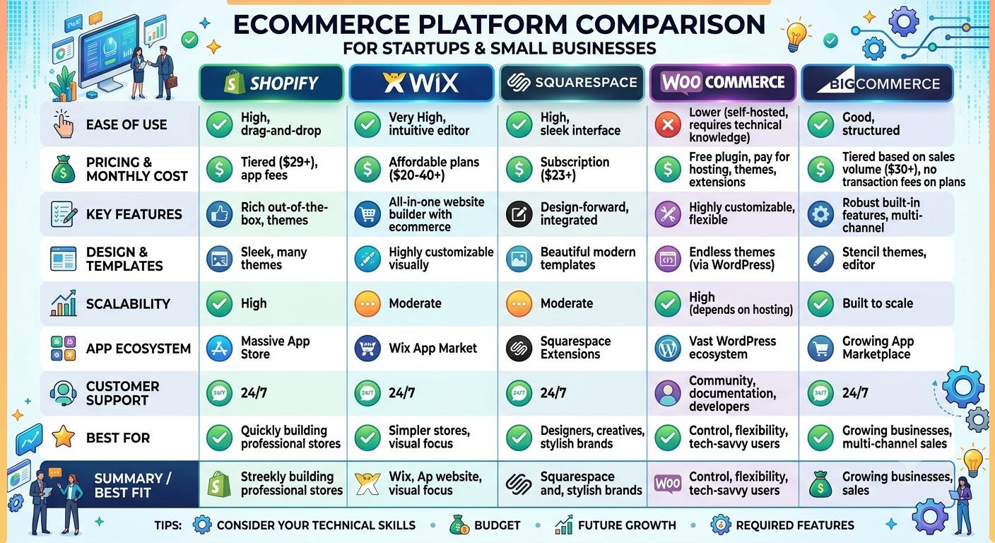 Ecommerce-Platform-Comparison